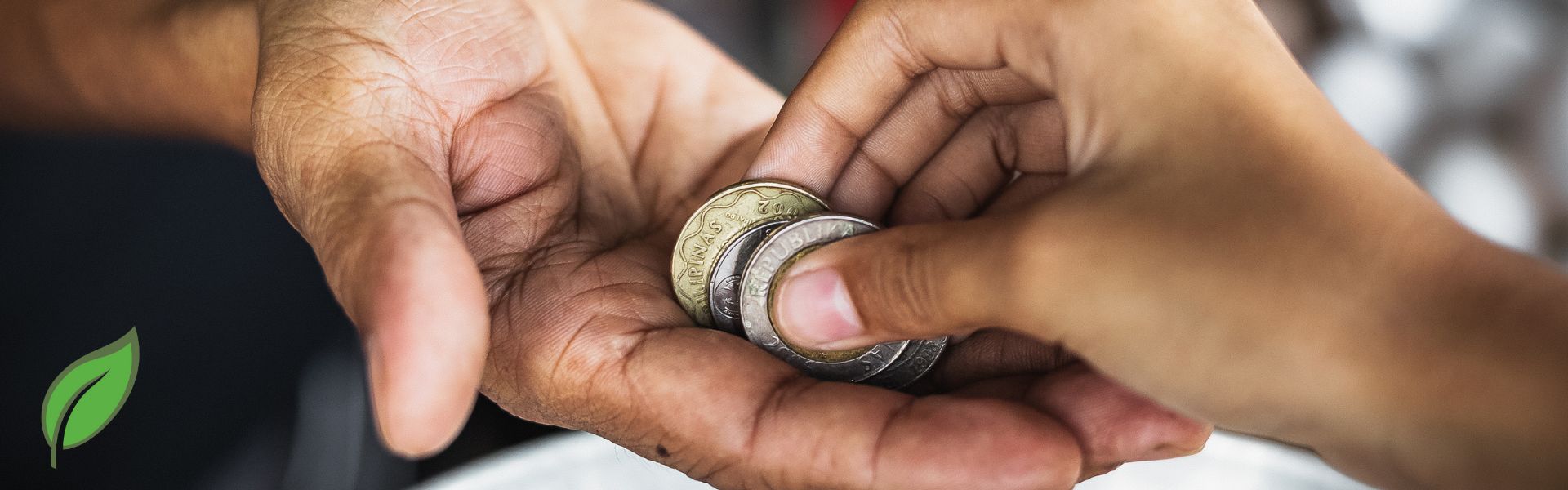 donating change